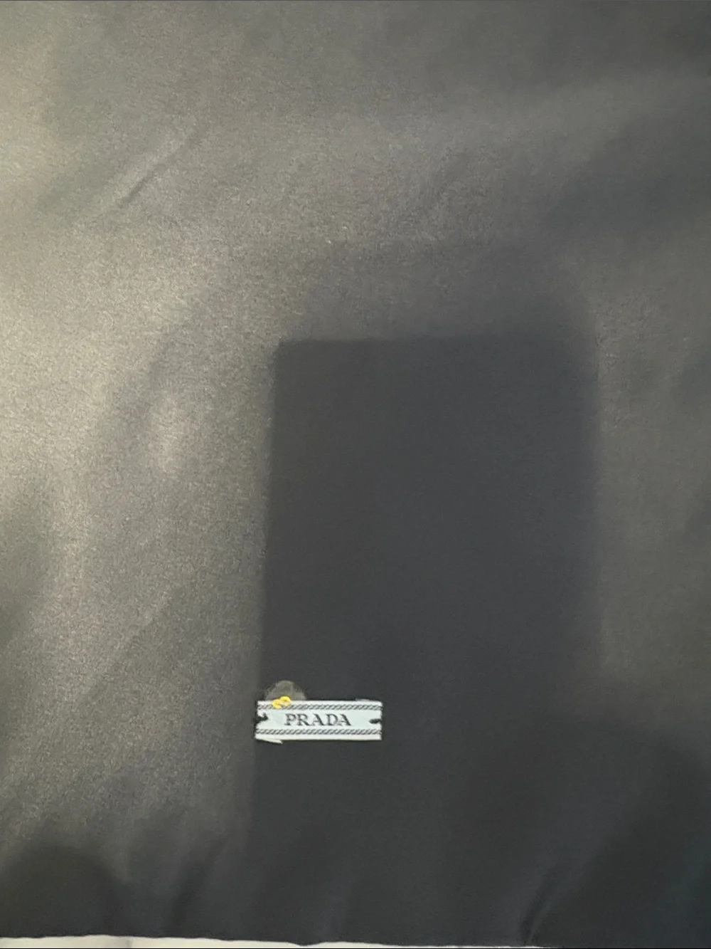 Prada Black Nylon Laptop Sleeve Pouch